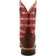 Twisted X Men's CellStretch 12" Composite Toe Waterproof Pull On Western Work Boot - Distressed Saddle & Ruby - MXBNW01 - Overlook Boots