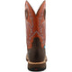 Twisted X Men's CellStretch 12" Composite Toe Waterproof Pull On Western Work Boot - Brown & Orange - MXBNW03 - Overlook Boots