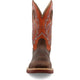 Twisted X Men's CellStretch 12" Composite Toe Waterproof Pull On Western Work Boot - Brown & Orange - MXBNW03 - Overlook Boots