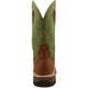 Twisted X Men's CellStretch 12" Composite Toe Waterproof Pull On Western Work Boot - Caramel Café & Green - MXBNW07 - Overlook Boots