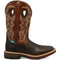 Twisted X Men's CellStretch 12" Soft Toe Waterproof Pull On Western Work Boot - Smokey Chocolate & Spice - MXBW002 7 / Medium / Brown - Overlook Boots