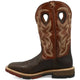 Twisted X Men's CellStretch 12" Soft Toe Waterproof Pull On Western Work Boot - Smokey Chocolate & Spice - MXBW002 - Overlook Boots