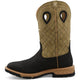 Twisted X Men's CellStretch 12" Composite Toe Pull On Western Work Boot - Charcoal & Kiwi - MXBW007 - Overlook Boots