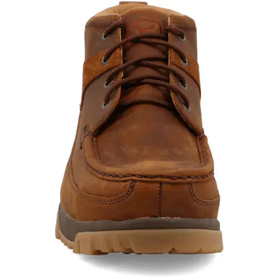 Twisted X Men's CellStretch 4" Composite Toe Lace Up Work Boot - Oiled Saddle - MXCC004 - Overlook Boots