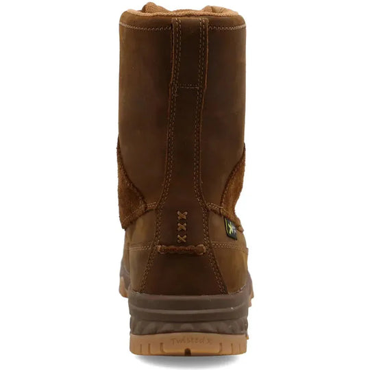 Twisted X Men's CellStretch 8" Composite Toe Lace Up Work Boot - Distressed Saddle - MXCCM01 - Overlook Boots