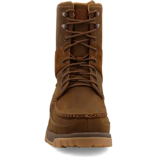 Twisted X Men's CellStretch 8" Composite Toe Lace Up Work Boot - Distressed Saddle - MXCCM01 - Overlook Boots