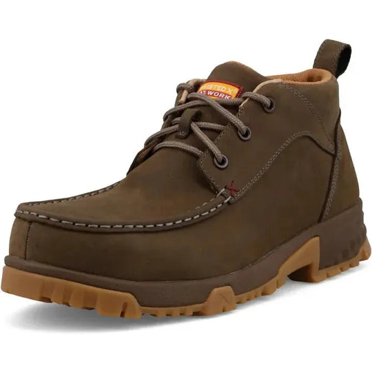 Twisted X Men's CellStretch Composite Toe Chukka Driving Work Boot - Shitake - MXCN009 - Overlook Boots