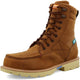 Twisted X Men's CellStretch 8" Composite Toe Waterproof Laces Work Boot - Distressed Saddle - MXCNW03 - Overlook Boots