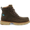 Twisted X Men's CellStretch 6" Composite Toe Waterproof Laces Work Boot - Shitake - MXCNW06 7 / Medium / Brown - Overlook Boots