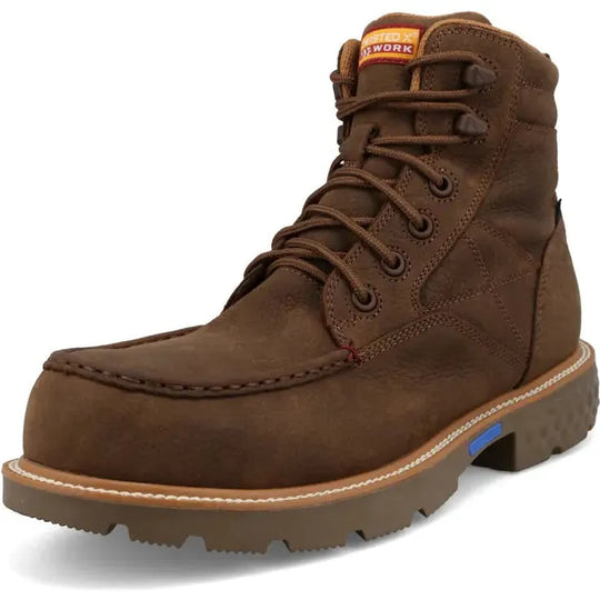 Twisted X Men's BarnShield 6" Composite Toe Waterproof Work Boot - Oak - MXCNW12 - Overlook Boots
