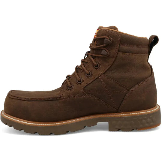 Twisted X Men's BarnShield 6" Composite Toe Waterproof Work Boot - Oak - MXCNW12 - Overlook Boots