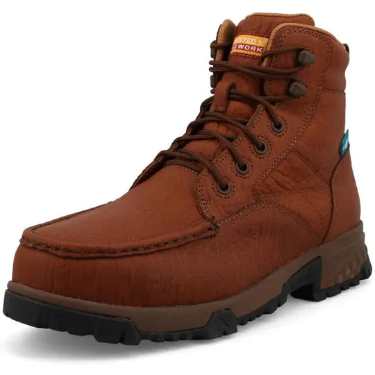 Twisted X Men's CellStretch 6" Composite Toe Waterproof Work Boot - Rust - MXCNWM2 - Overlook Boots