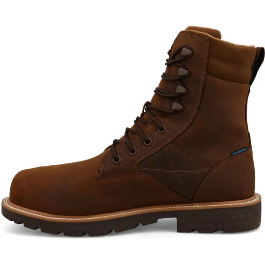 Twisted X Men's CellStretch 8" Composite Toe Waterproof Work Boot - Toffee - MXCNWM3 - Overlook Boots