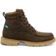 Twisted X Men's CellStretch 6" Soft Toe Waterproof Work Boot - Shitake - MXCW004 7 / Medium / Brown - Overlook Boots