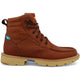 Twisted X Men's CellStretch 6" Waterproof Work Boot - Rust - MXCW005 7 / Medium / Brown - Overlook Boots