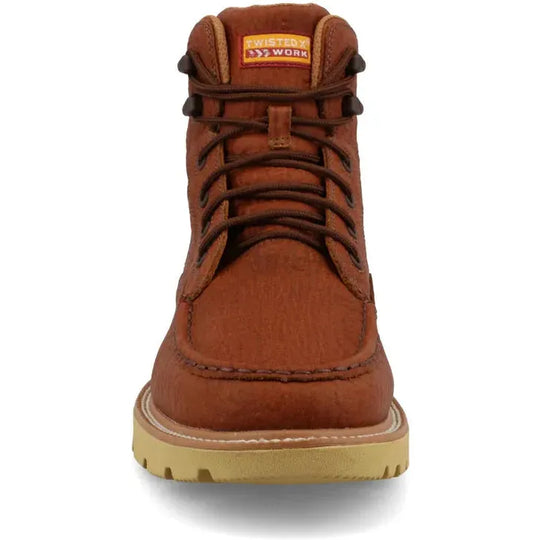 Twisted X Men's CellStretch 6" Waterproof Work Boot - Rust - MXCW005 - Overlook Boots