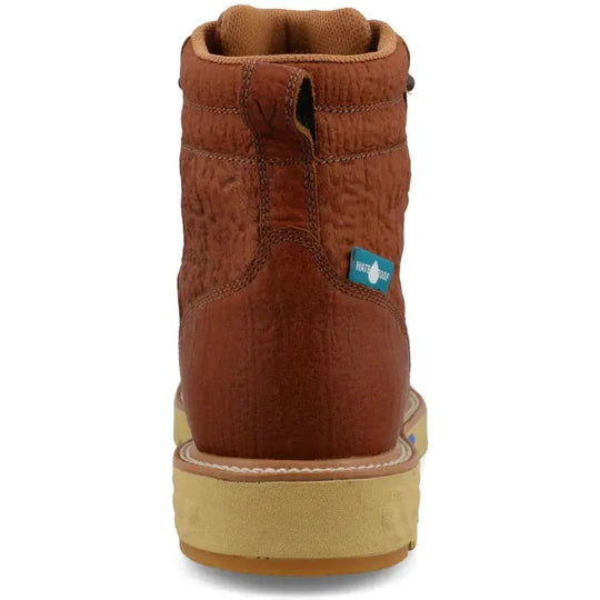 Twisted X Men's CellStretch 6" Waterproof Work Boot - Rust - MXCW005 - Overlook Boots