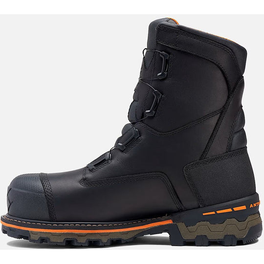 Timberland PRO Men's BOA Boondock 8" Composite Toe Waterproof 400G Insulated Work Boot - Black - TB0A67B3W02 - Overlook Boots