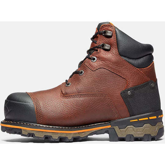 Timberland PRO Men's Boondock 6" Composite Toe Waterproof 400G Insulated Work Boot - Brown - TB192641214 - Overlook Boots