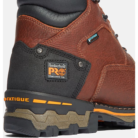 Timberland PRO Men's Boondock 6" Composite Toe Waterproof 400G Insulated Work Boot - Brown - TB192641214 - Overlook Boots