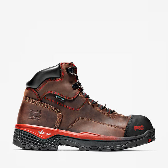 Timberland PRO Men's Bosshog 6" Composite Toe Waterproof Puncture Resistant Work Boot - Brown - TB1A1WSB214 5 / Medium / Brown - Overlook Boots