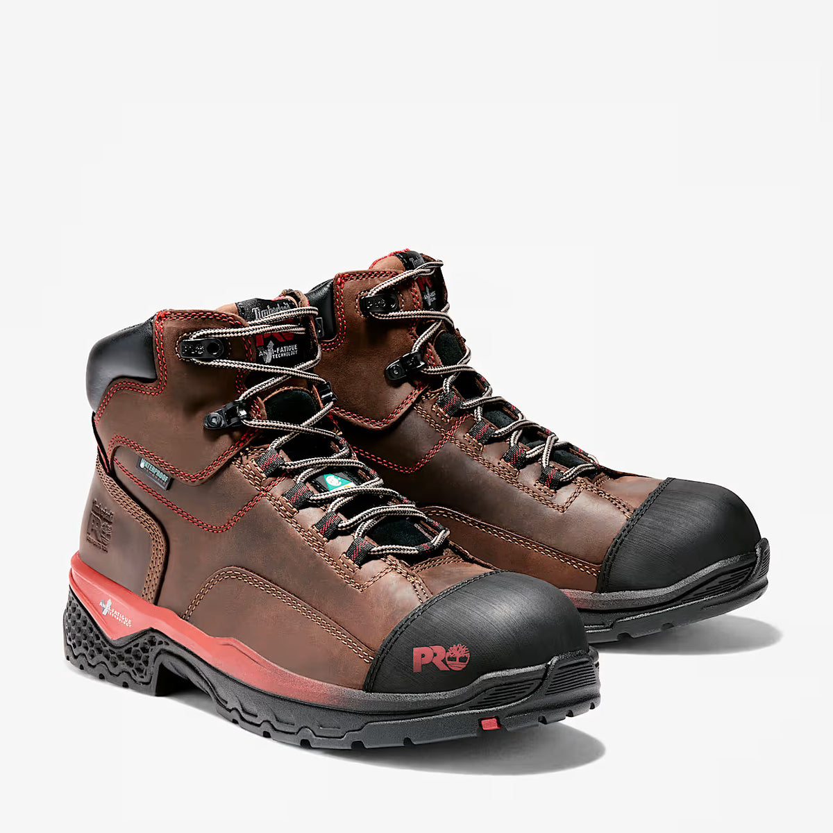 Timberland PRO Men's Bosshog 6" Composite Toe Waterproof Puncture Resistant Work Boot - Brown - TB1A1WSB214 - Overlook Boots