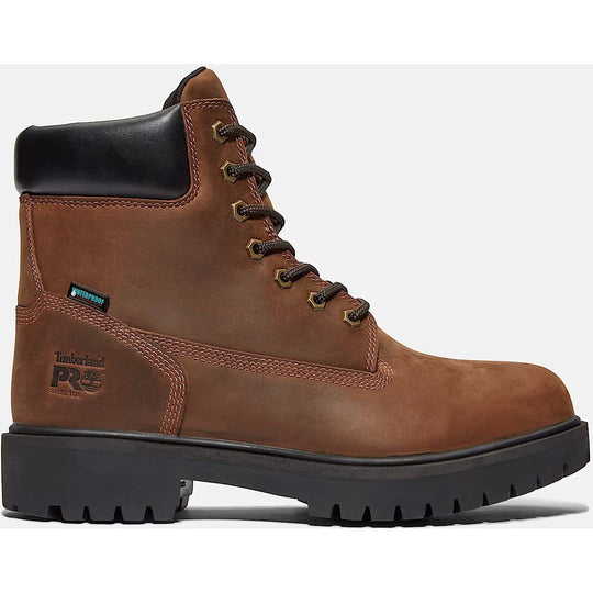 Timberland Pro Men's Direct Attach 6" Soft Toe Waterproof 200G Insulated Work Boot - Brown - TB138020242 7 / Medium / Brown - Overlook Boots