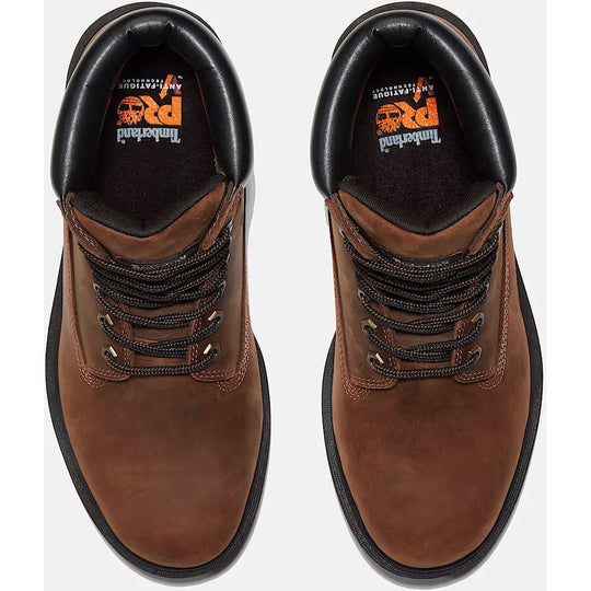 Timberland Pro Men's Direct Attach 6" Soft Toe Waterproof 200G Insulated Work Boot - Brown - TB138020242 - Overlook Boots