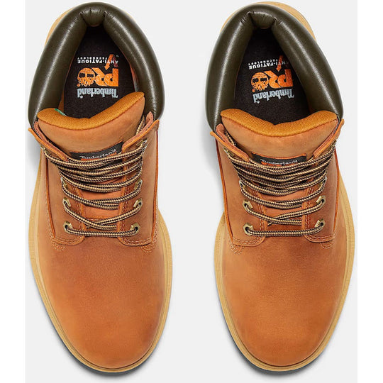 Timberland Pro Men's Direct Attach 6" Soft Toe Waterproof 200G Insulated Work Boot - Brown/Marigold - TB1A262R214 - Overlook Boots