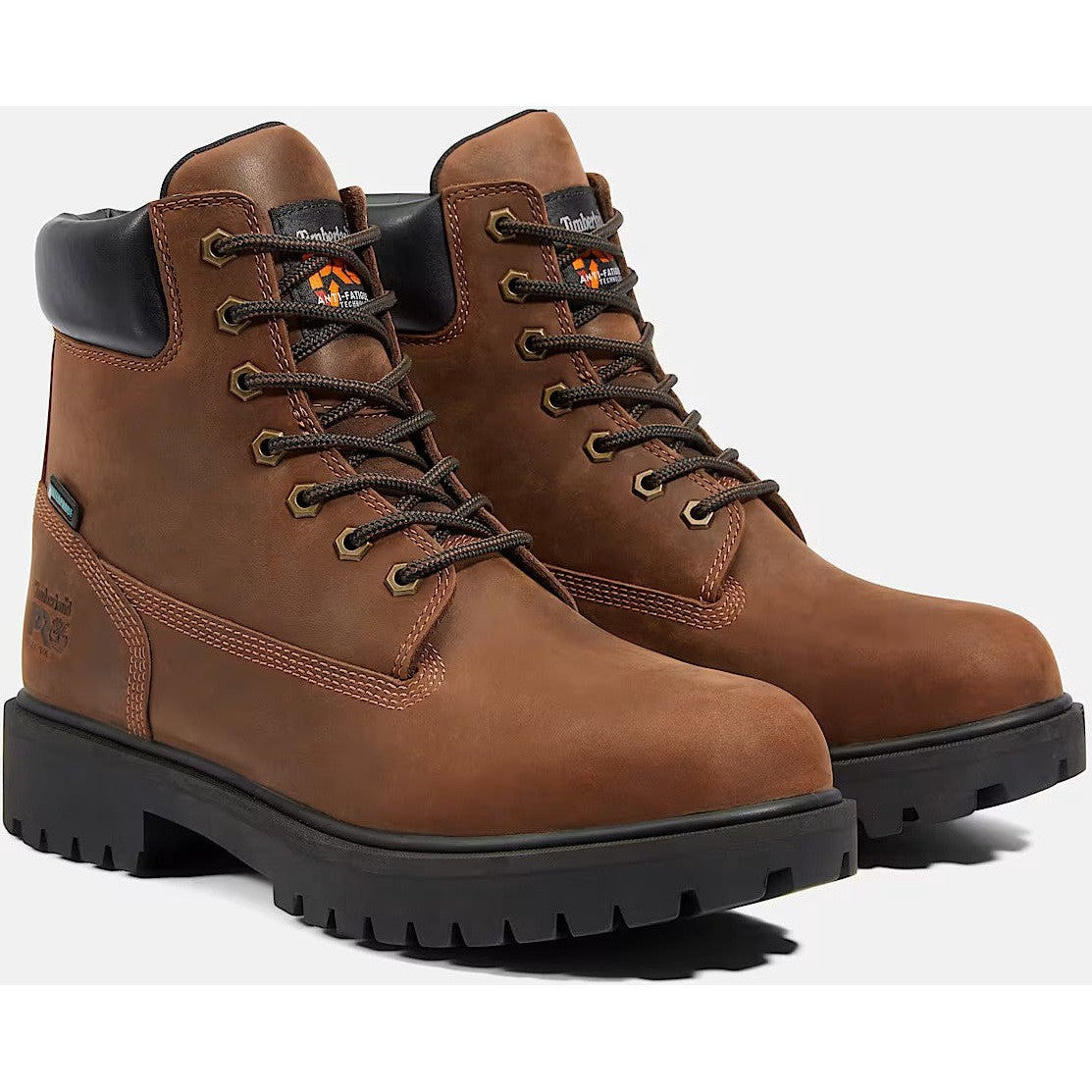 Timberland Pro Men's Direct Attach 6" Soft Toe Waterproof 200G Insulated Work Boot - Brown - TB138020242 - Overlook Boots
