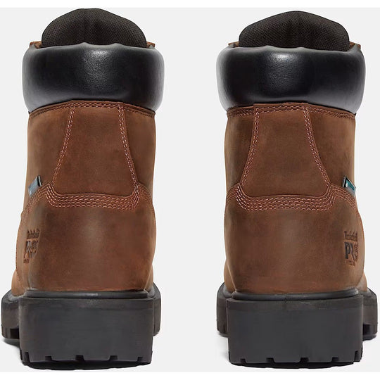 Timberland Pro Men's Direct Attach 6" Soft Toe Waterproof 200G Insulated Work Boot - Brown - TB138020242 - Overlook Boots