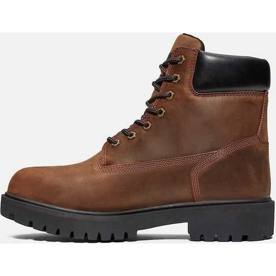 Timberland Pro Men's Direct Attach 6" Soft Toe Waterproof 200G Insulated Work Boot - Brown - TB138020242 - Overlook Boots