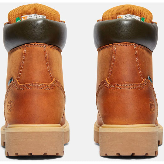 Timberland Pro Men's Direct Attach 6" Soft Toe Waterproof 200G Insulated Work Boot - Brown/Marigold - TB1A262R214 - Overlook Boots