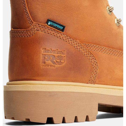 Timberland Pro Men's Direct Attach 6" Soft Toe Waterproof 200G Insulated Work Boot - Brown/Marigold - TB1A262R214 - Overlook Boots