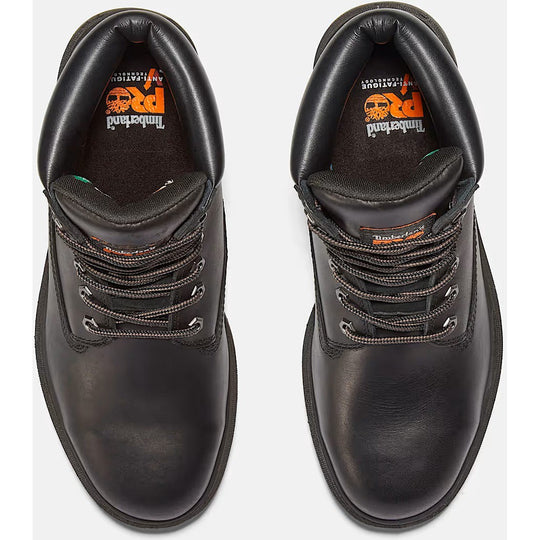 Timberland PRO Men's Direct Attach 6" Steel Toe Waterproof 200G Insulated Work Boot - Black - TB126038001 - Overlook Boots
