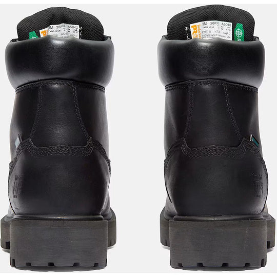Timberland PRO Men's Direct Attach 6" Steel Toe Waterproof 200G Insulated Work Boot - Black - TB126038001 - Overlook Boots