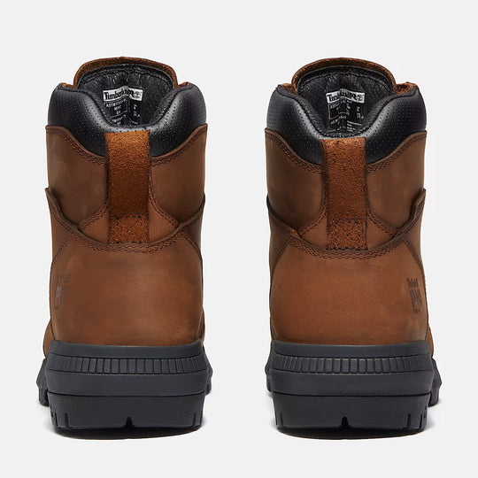 Timberland PRO Men's Montauk 6" Steel Toe Waterproof Work Boot - Brown - TB0A63MBEM4 - Overlook Boots