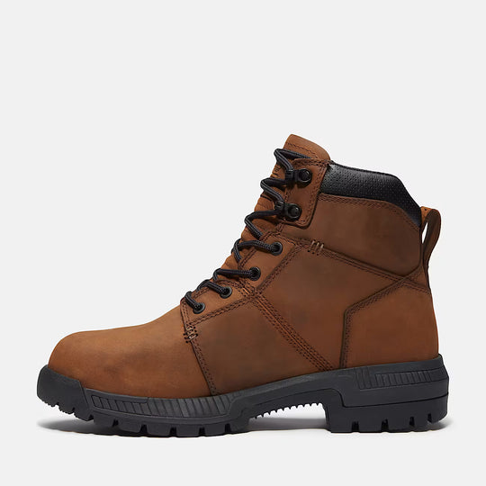 Timberland PRO Men's Montauk 6" Steel Toe Waterproof Work Boot - Brown - TB0A63MBEM4 - Overlook Boots