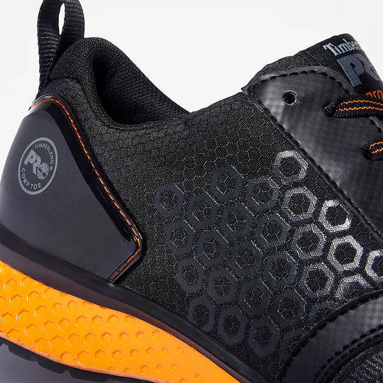 Timberland Pro Men's Reaxion Composite Toe Sneaker Work Shoe- Black- TB1A2123001 - Overlook Boots