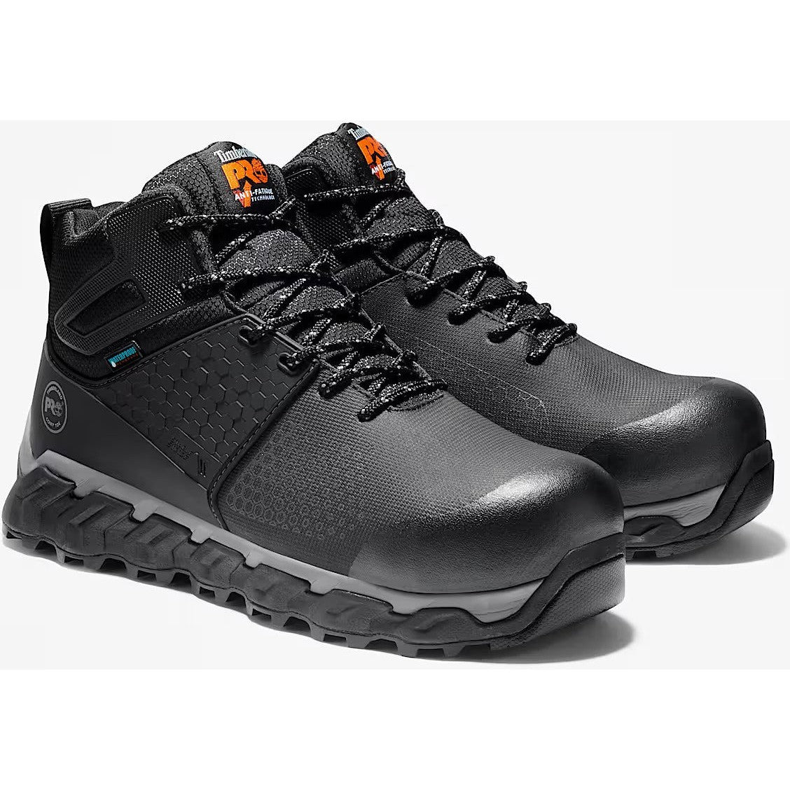 Timberland PRO Men's Ridgework Composite Toe Waterproof Work Boot - Black - TB1A1KBW001 - Overlook Boots
