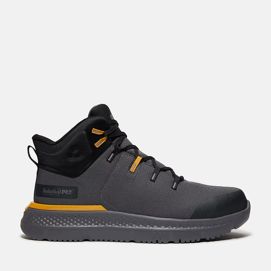 Timberland PRO Men's Intercept Mid Steel Toe Work Sneaker - Dark Grey - TB0A67R7EOS 7 / Medium / Grey - Overlook Boots