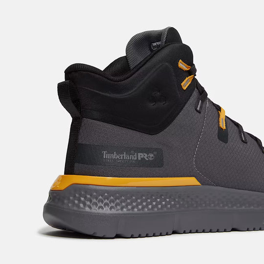 Timberland PRO Men's Intercept Mid Steel Toe Work Sneaker - Dark Grey - TB0A67R7EOS - Overlook Boots