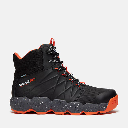 Timberland PRO Men's Morphix 6" Composite Toe Waterproof Work Boot - Black - TB0A63YKEK5 7 / Medium / Black - Overlook Boots