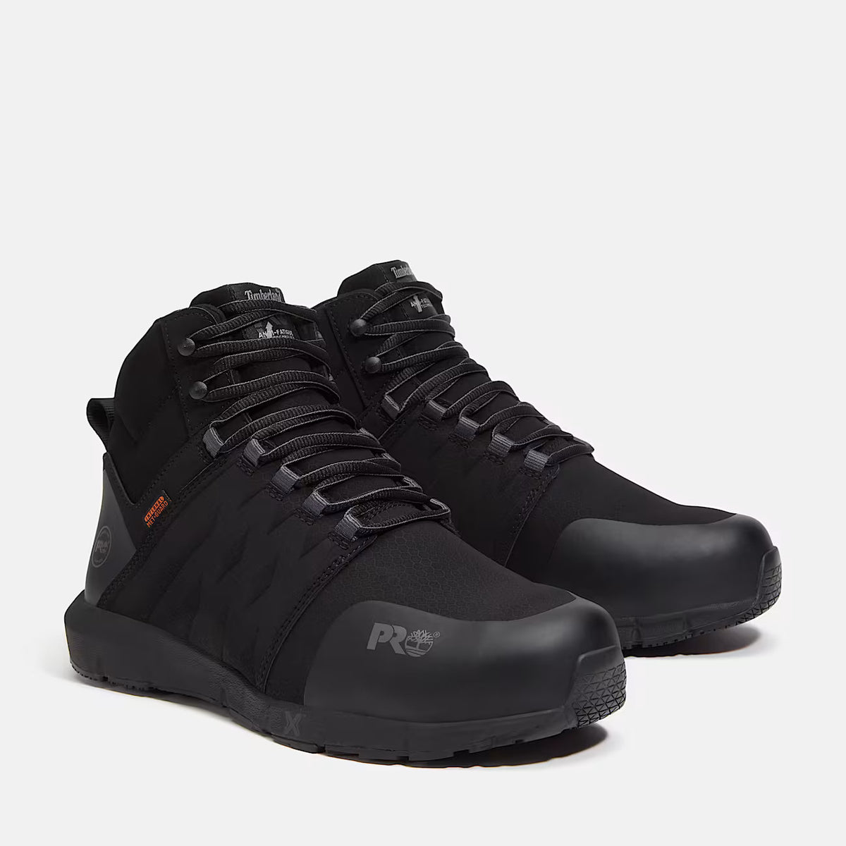 Timberland PRO Men's Radius Mid Composite Toe Met Guard Work Shoe - Black - TB0A636KEEM - Overlook Boots
