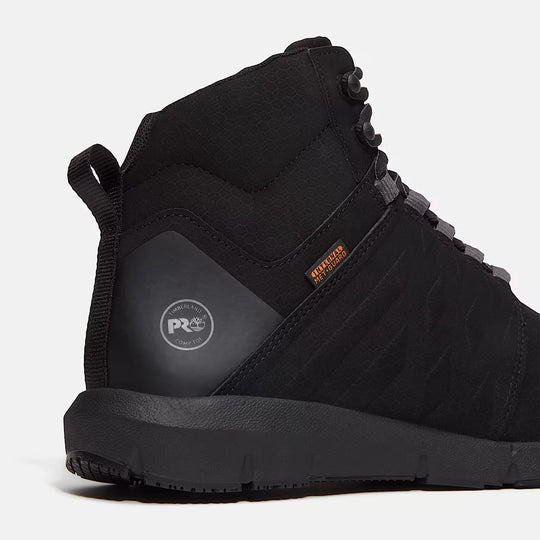 Timberland PRO Men's Radius Mid Composite Toe Met Guard Work Shoe - Black - TB0A636KEEM - Overlook Boots
