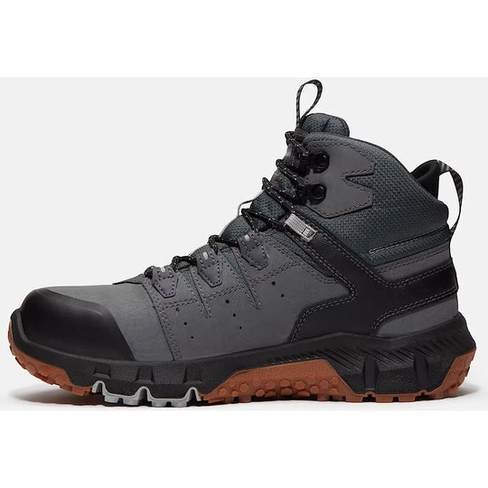 Timberland Pro Men's Tempe 6" Alloy Toe Waterproof Work Boot- Grey- TB0A67G3EJO - Overlook Boots