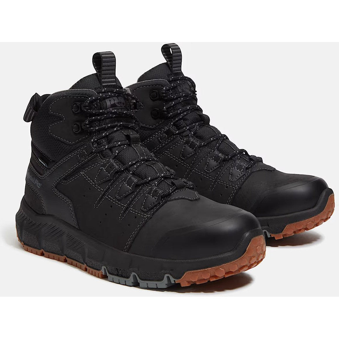 Timberland Pro Men's Tempe 6" Soft Toe Waterproof Work Boot- Black- TB0A63WQEK5 - Overlook Boots