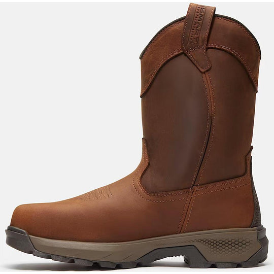 Timberland PRO Men's Titan EV Composite Toe Waterproof Pull-On Work Boot - Brown - TB0A44DGEM4 - Overlook Boots