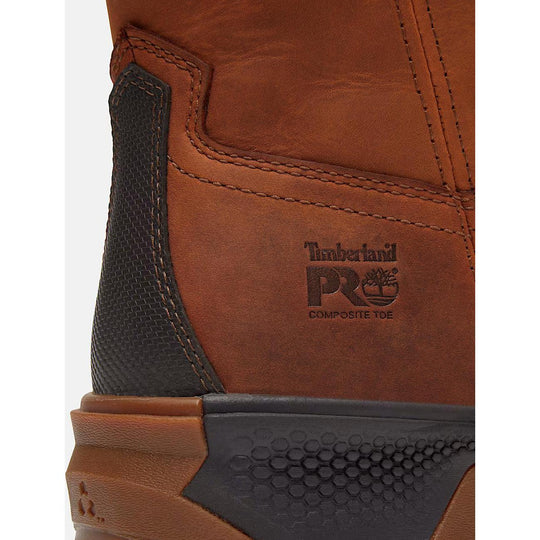 Timberland Pro Men's Titan EV Composite Toe Pull-On Work Boot - Brown - TB0A435GEM4 - Overlook Boots