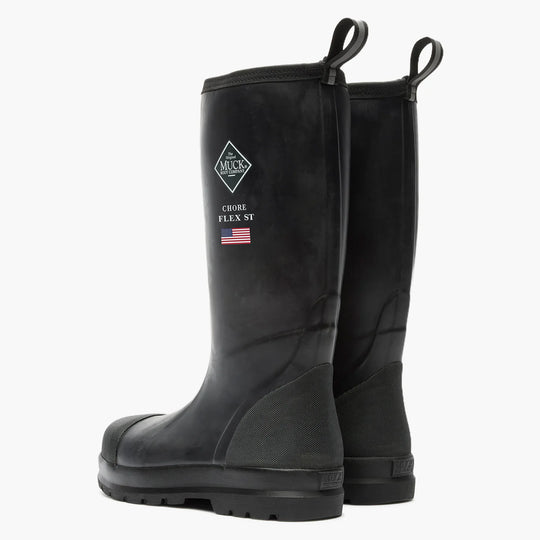 Muck Chore Flex Men's 15" Waterproof Rubber Work Boot - Black - MCHHDP00 - Overlook Boots